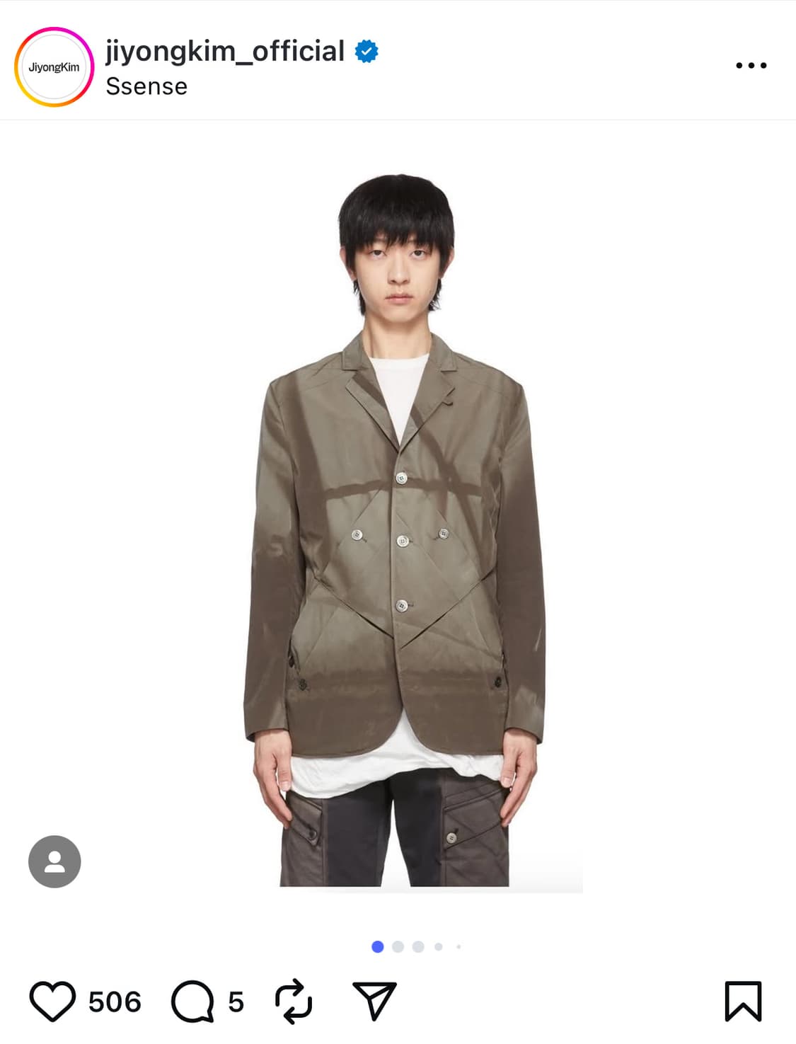 지용킴 초기 블레이저 상품이미지5