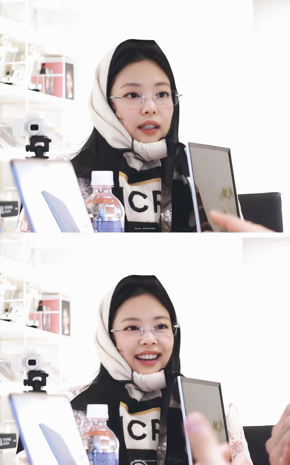 샤넬 카멜리아 캐시미어 머플러 상품이미지2