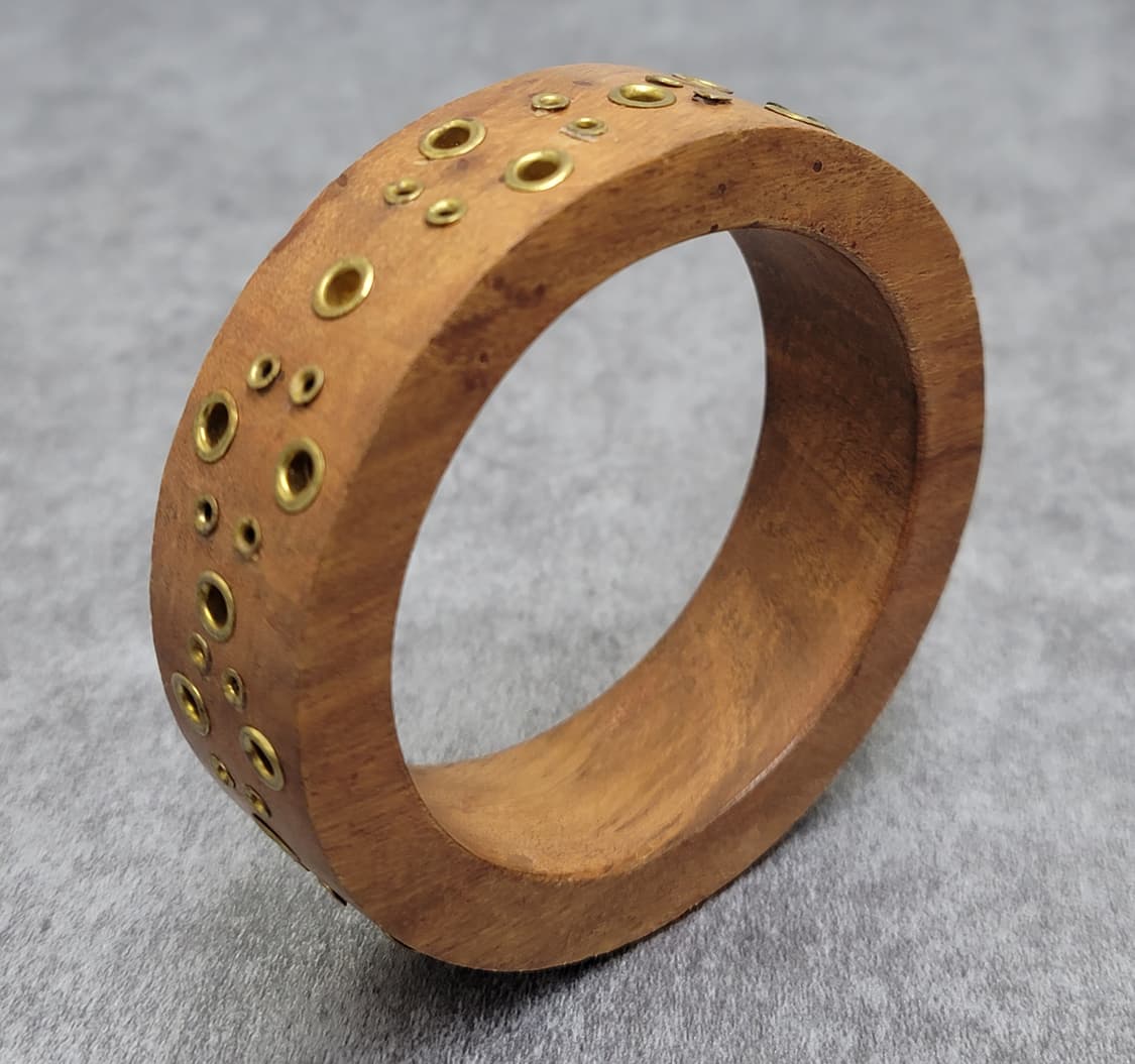 vintage wood bangle 상품이미지2