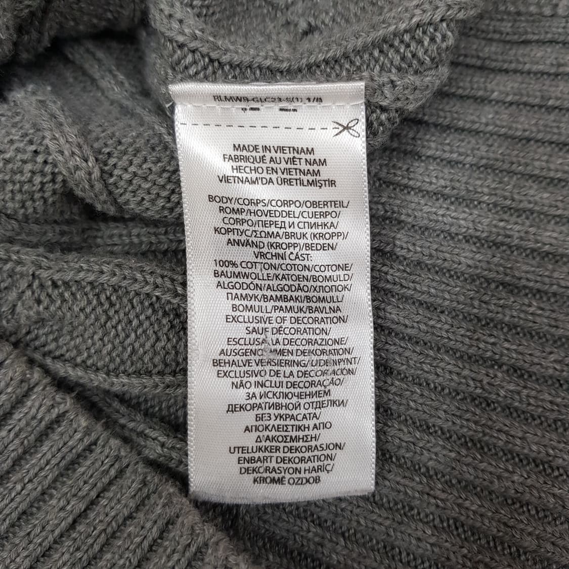 폴로 랄프로렌 케이블 니트 XL사이즈 상품이미지7