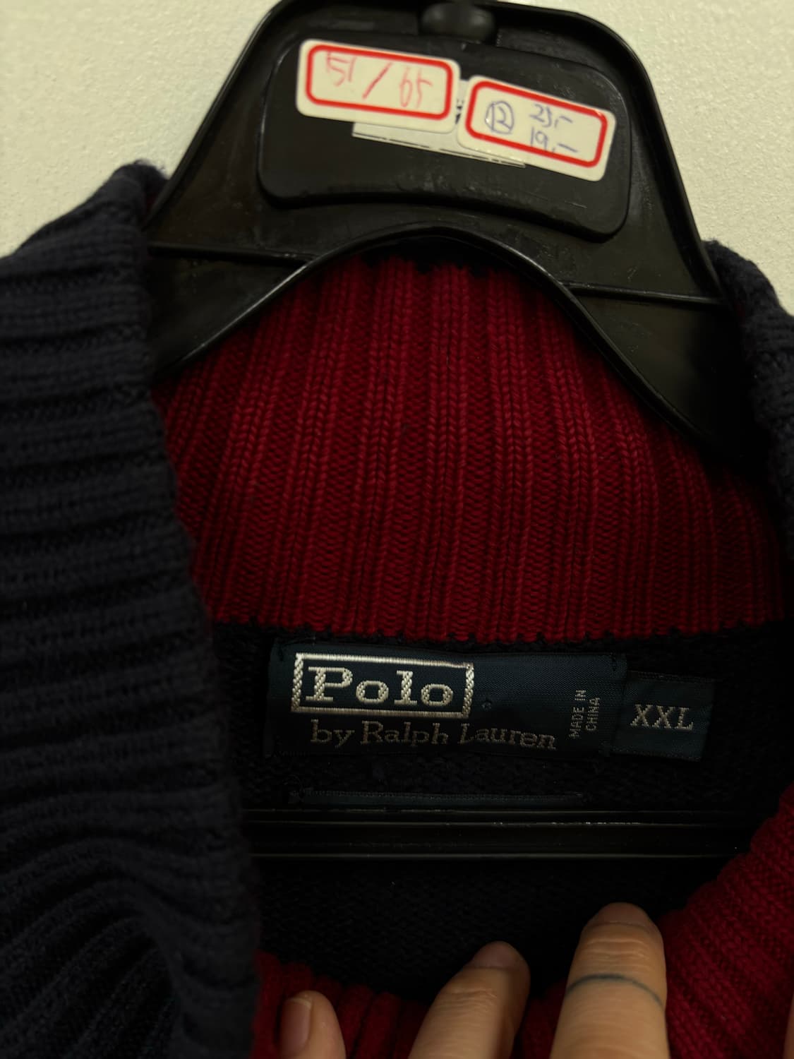 폴로랄프로렌 울니트  반집업 상품이미지4