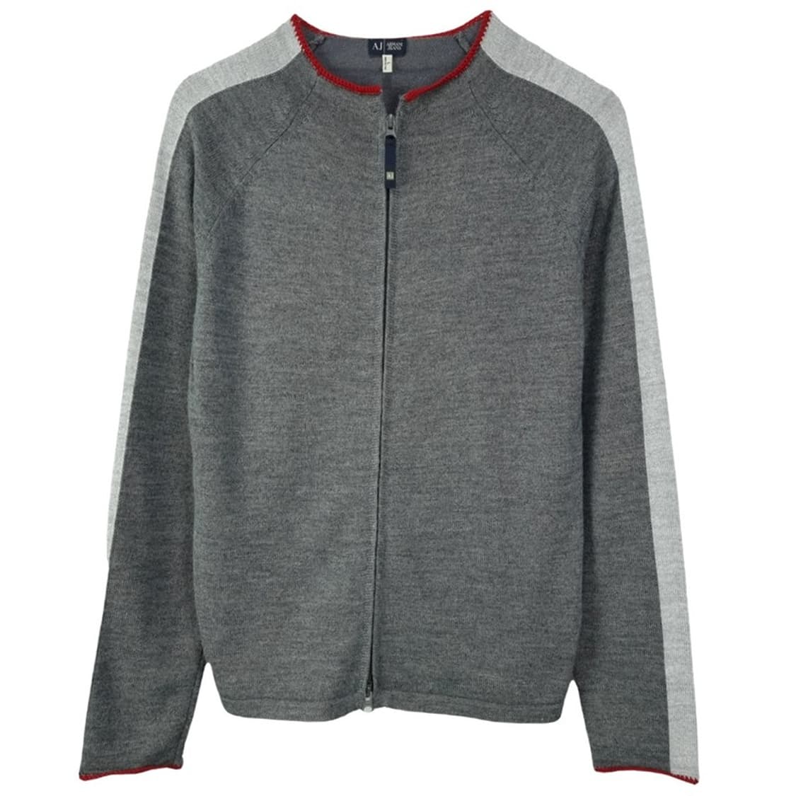 [아르마니] 사이드라인 카라리스 슬림핏 니트 집업 가디건 P01526 상품이미지2