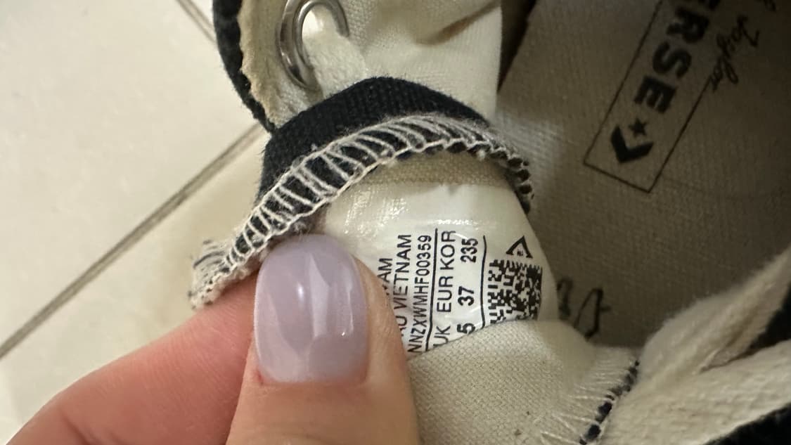 컨버스 척70 하이 블랙 235 상품이미지2