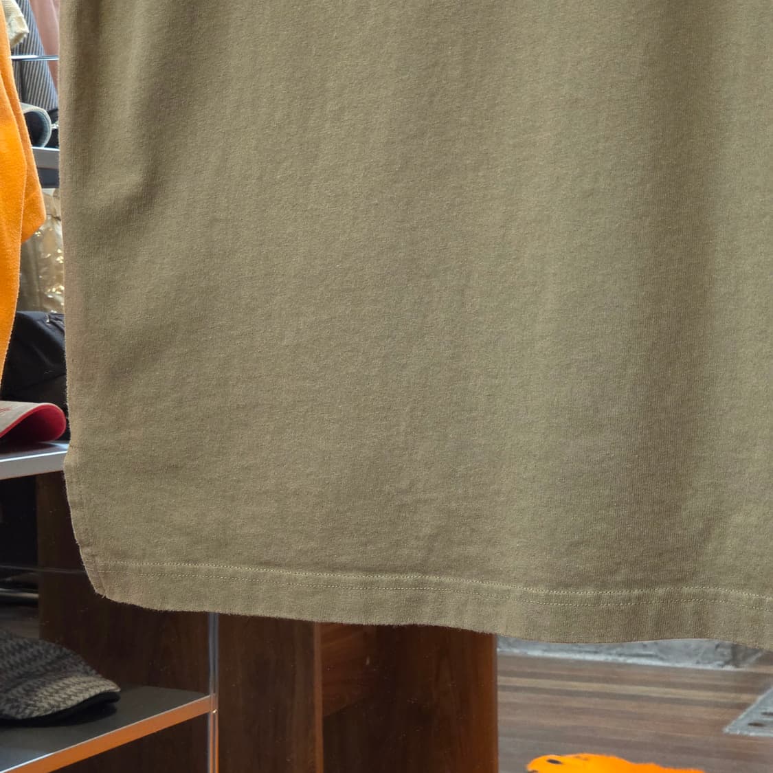 JPN 챔피온 카키 빅 프린팅 오버핏 반팔 상품이미지7