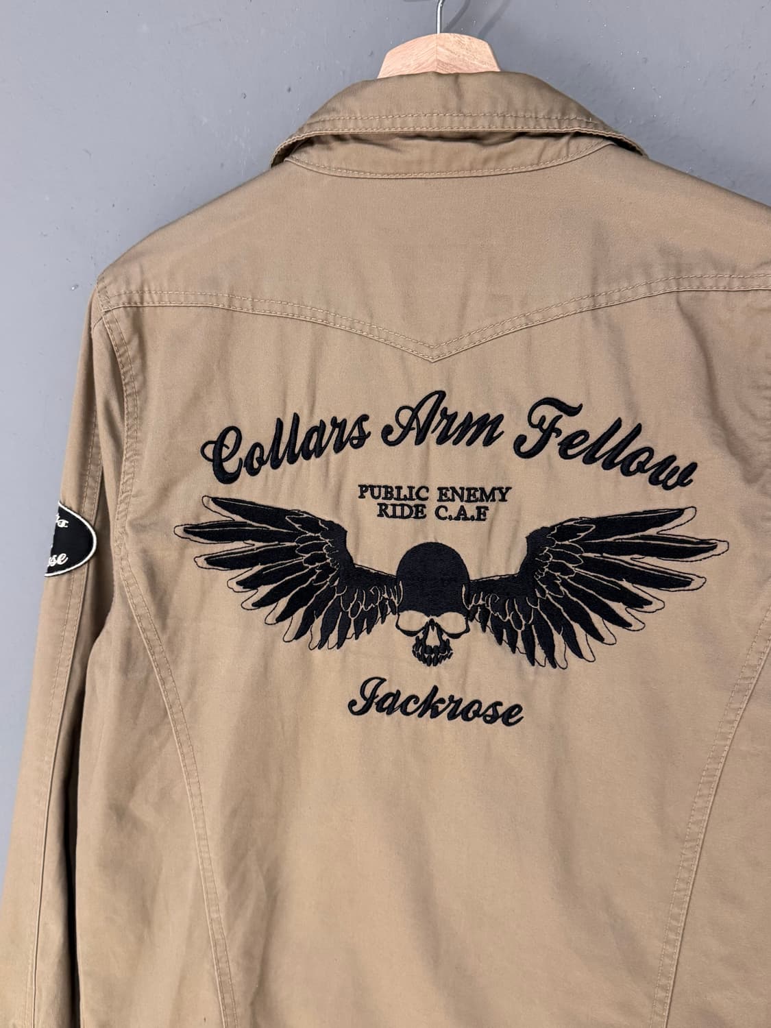 Jackrose x Collars 투웨이 패치 바이커자켓 상품이미지3