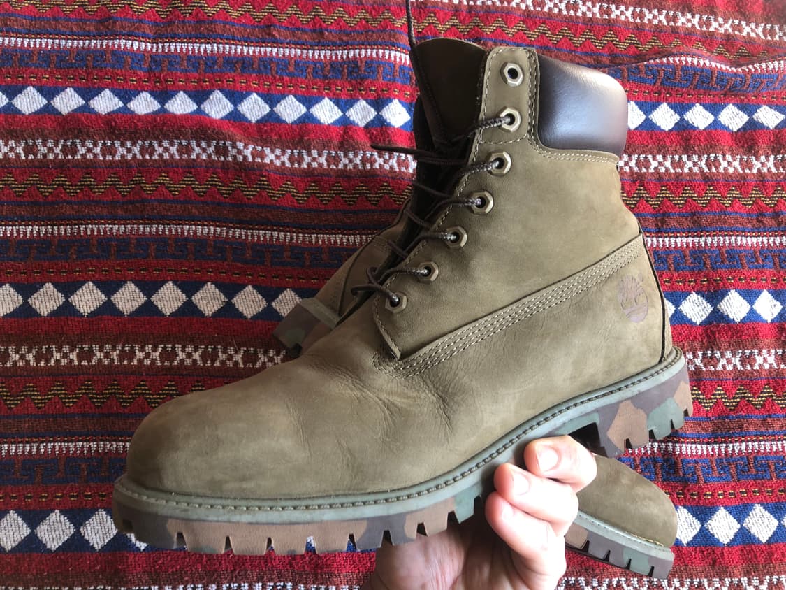 팀버랜드 6인치 올리브 카모 부츠 280 상품이미지1