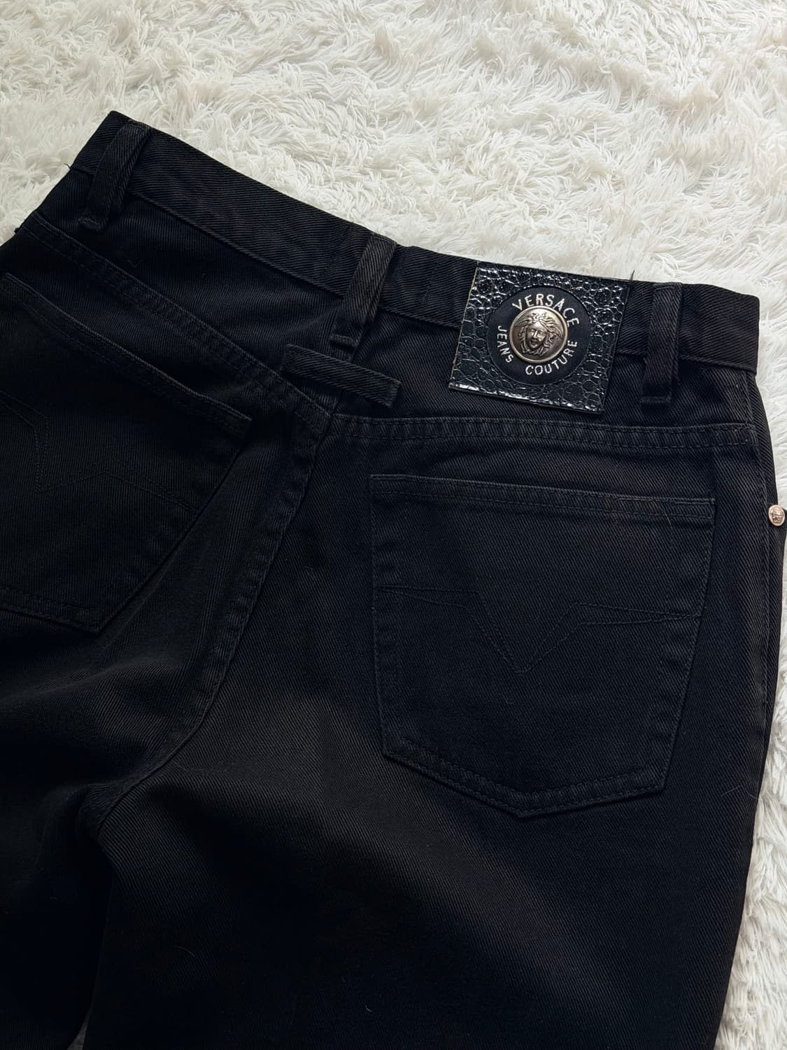 베르사체 블랙 데님 팬츠 30사이즈 상품이미지4