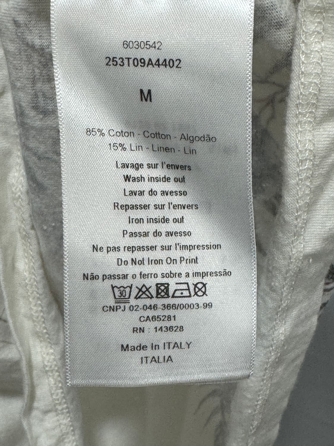 디올 반팔티 M  상품이미지3