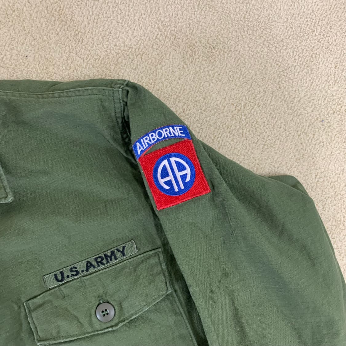 60s 오리지널 미군 OG-107 셔츠(16 1/2x32) 밀리터리 상품이미지9