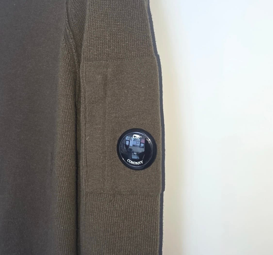 cp 컴퍼니 렌즈 니트 올리브 상품이미지2