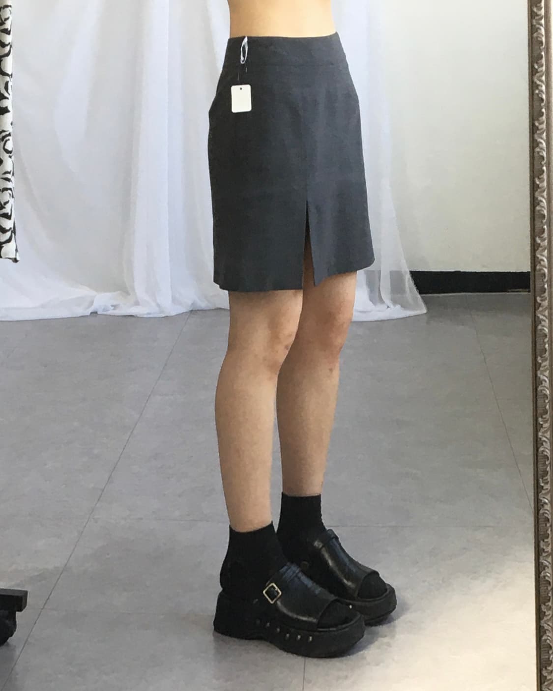 Gray skirt 상품이미지6