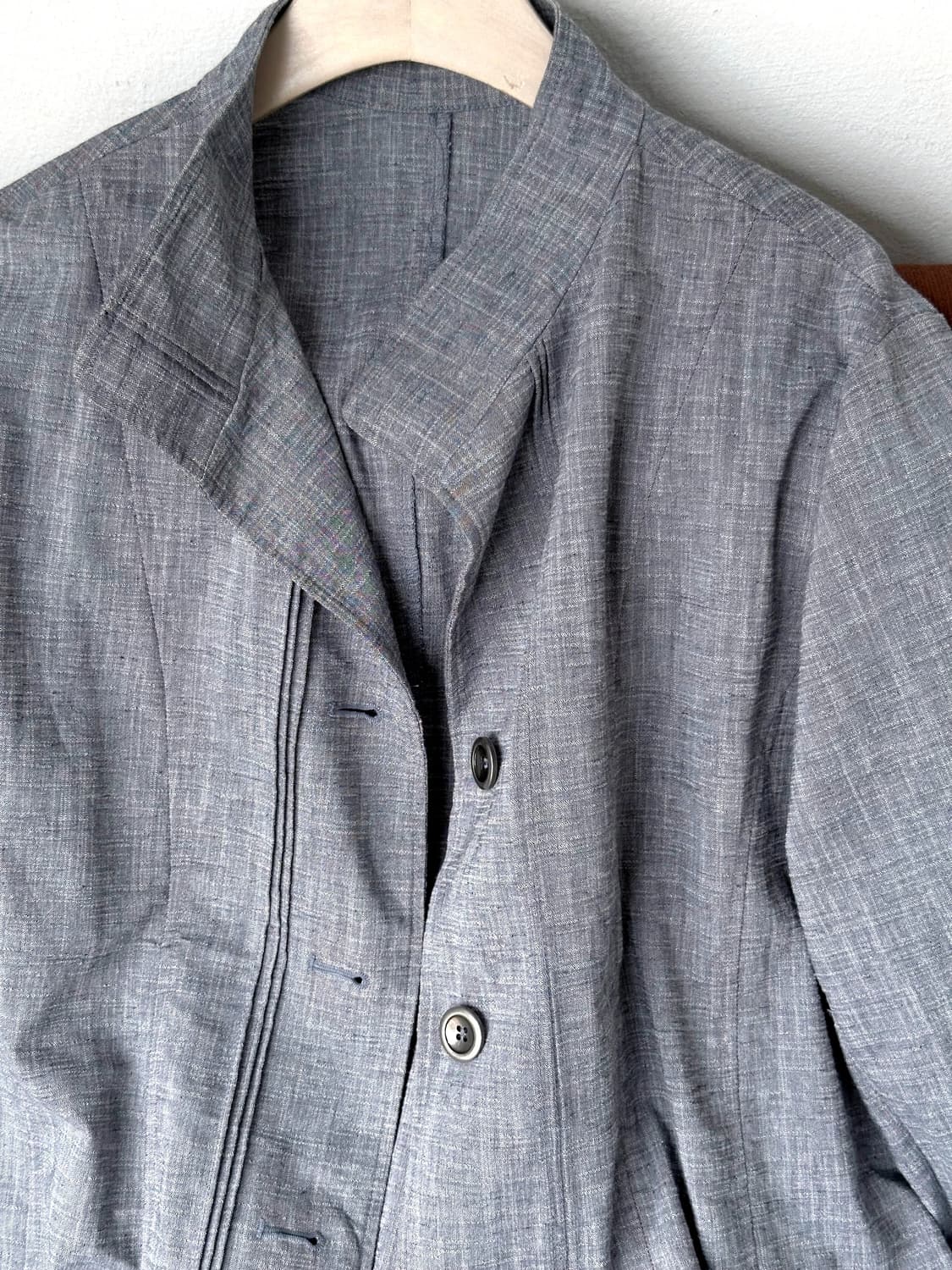 Cotton poly 4B design jacquard jacket 상품이미지2