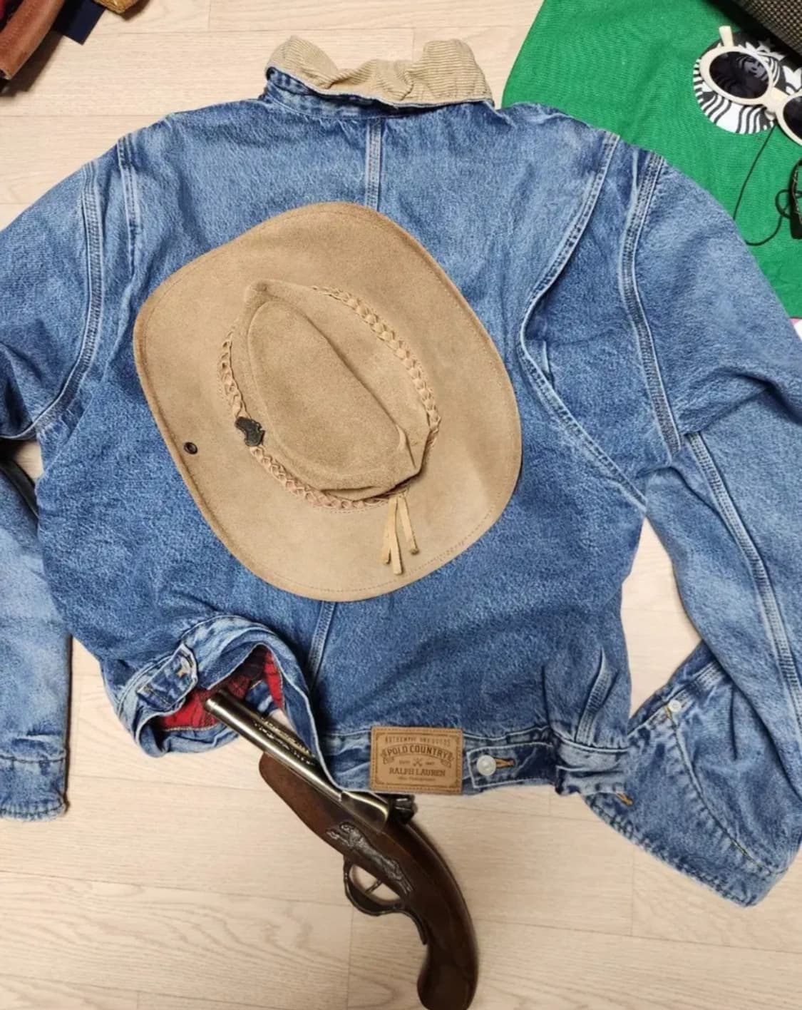 (새상품)폴로 랄프로렌 웨스턴 트러커 청자켓 데님자켓 버팔로 상품이미지3