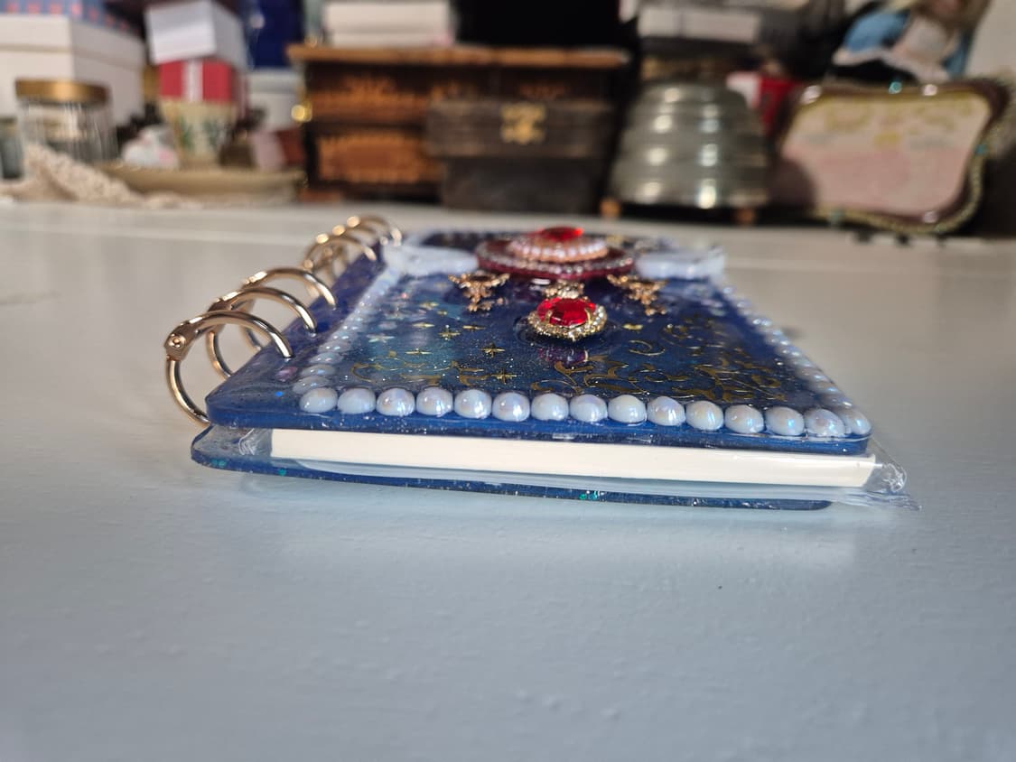 핸드메이드 )마법소녀풍 밤하늘의사랑의천사 레진다이어리 상품이미지8