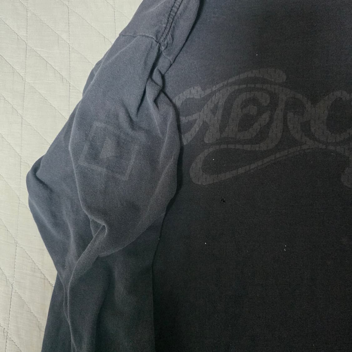 [OS] 00s 빈티지 에어로스미스 밴드티 롱슬리브 트래쉬드 상품이미지4