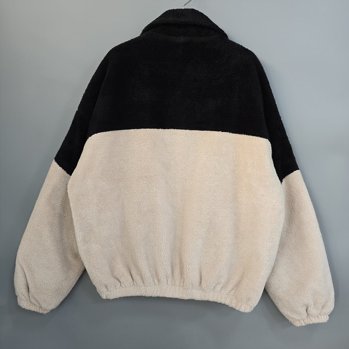 어텐션(ATTENTION) 배색 플리스 집업 자켓 FREE 상품이미지3