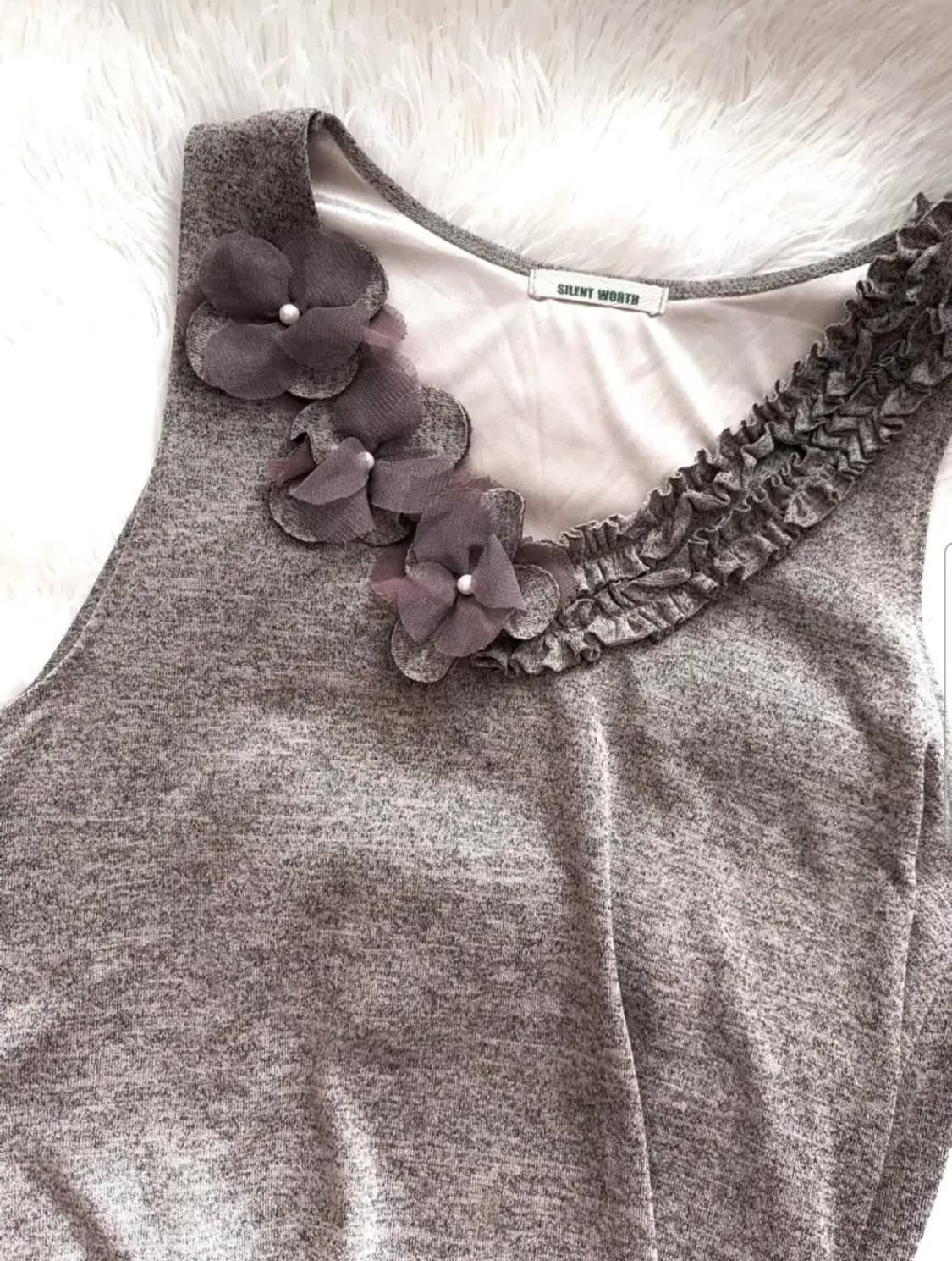 모리걸 레이어드 플라워 원피스 사와코 하구미 페어리 그런지 액시즈팜 상품이미지3