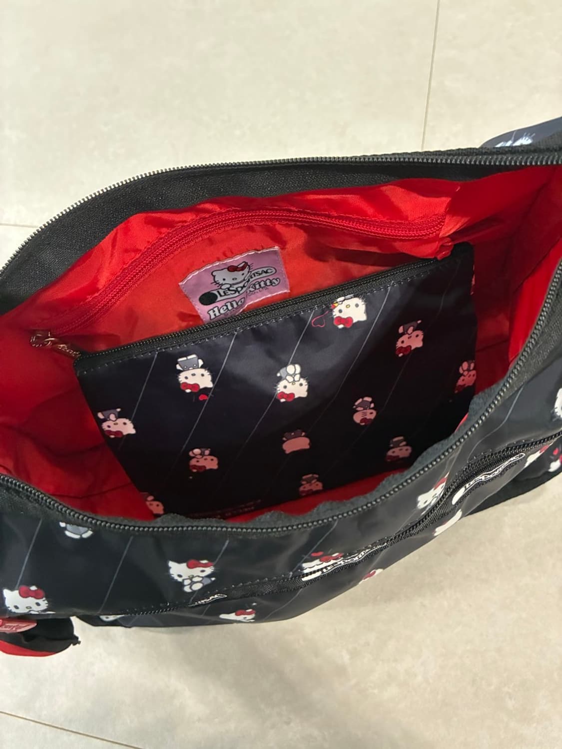 레스포삭 +키티콜라보 가방(파우치포함) 상품이미지6