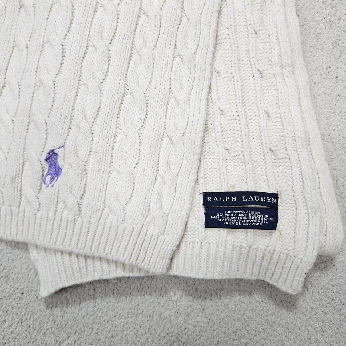 폴로 랄프 로렌 케이블 머플러 상품이미지3