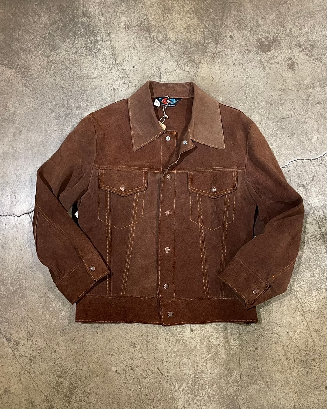 70‘s Trailmaster 스웨이드 레더 자켓 (B5128) 상품이미지1