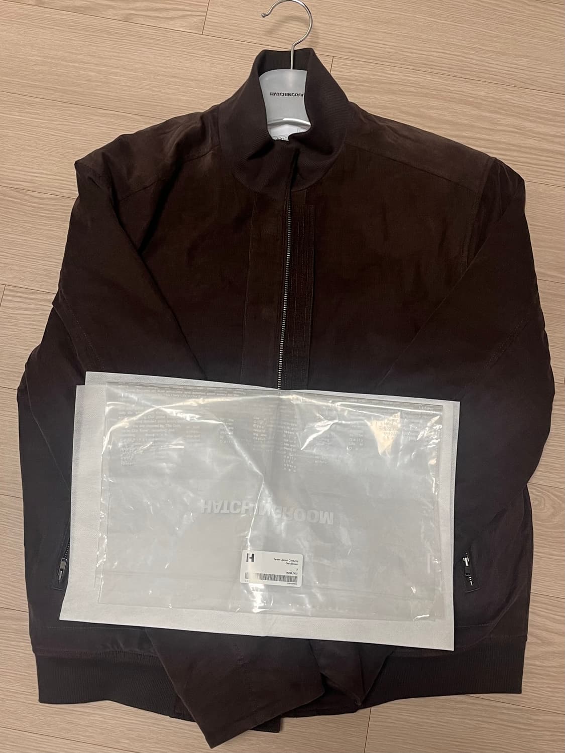 해칭룸 코듀로이 패브릭 탱커 재킷 브라운 M 상품이미지2