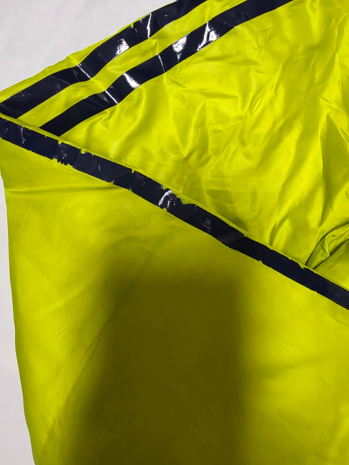 아디다스 네오 형광 후디패딩s 68/52 실측M 상품이미지3