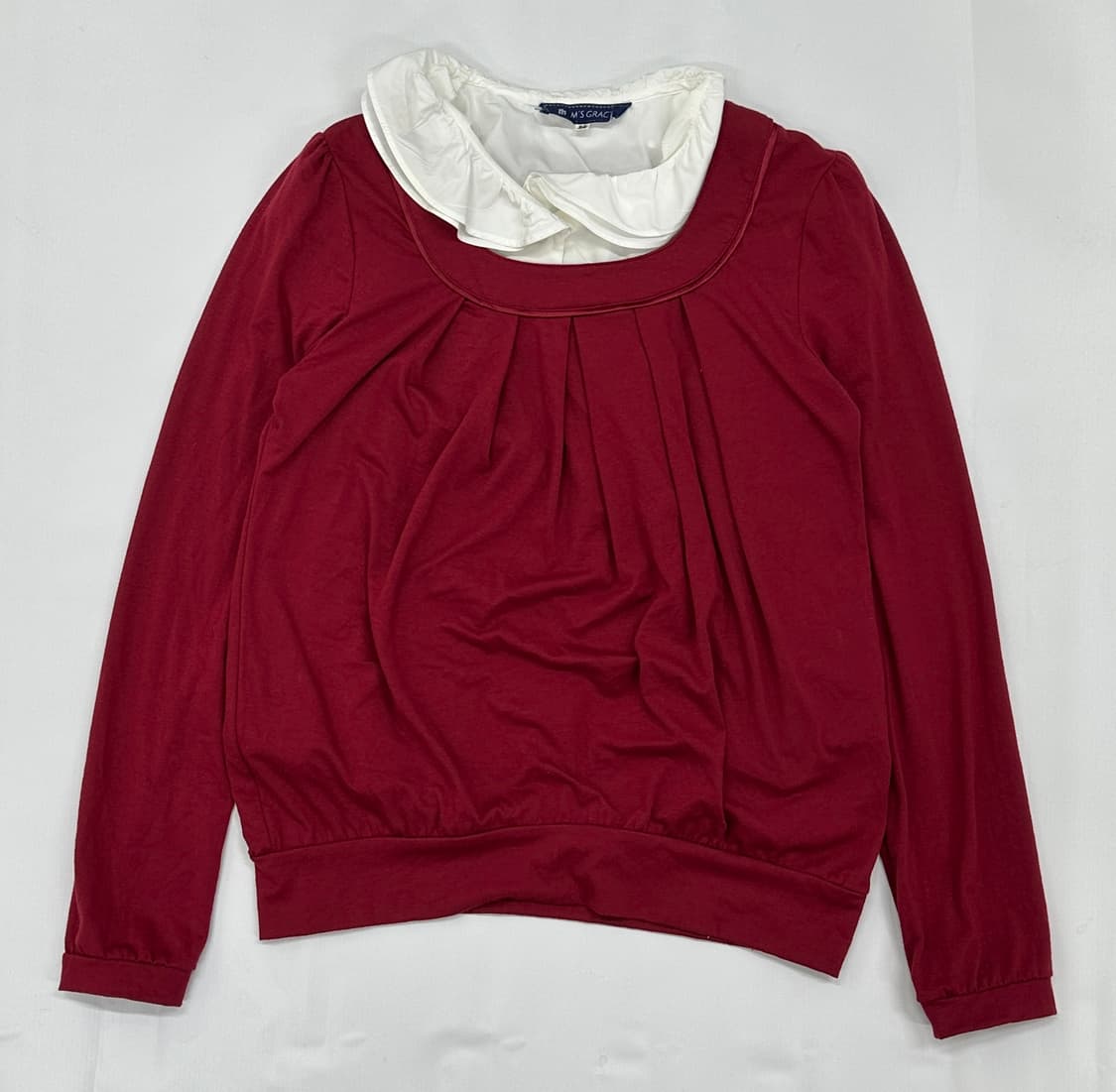 ♥️ 슈슈룬 쇼콜라 레드 포인트 코디세트♥️ 리본 블라우스 러블리 상품이미지3