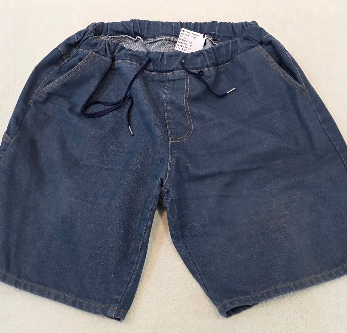 허리 밴딩 청반바지 <빅사이즈> 상품이미지1