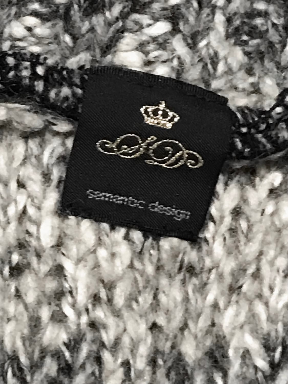 빈티지 semantic design vkei 펑크 니트 베스트 탑 상품이미지3