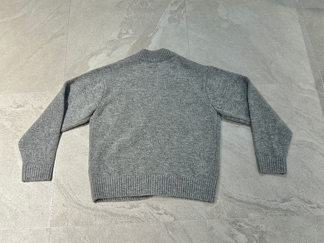 247 시리즈 부클 가디건 그레이 XL 상품이미지3