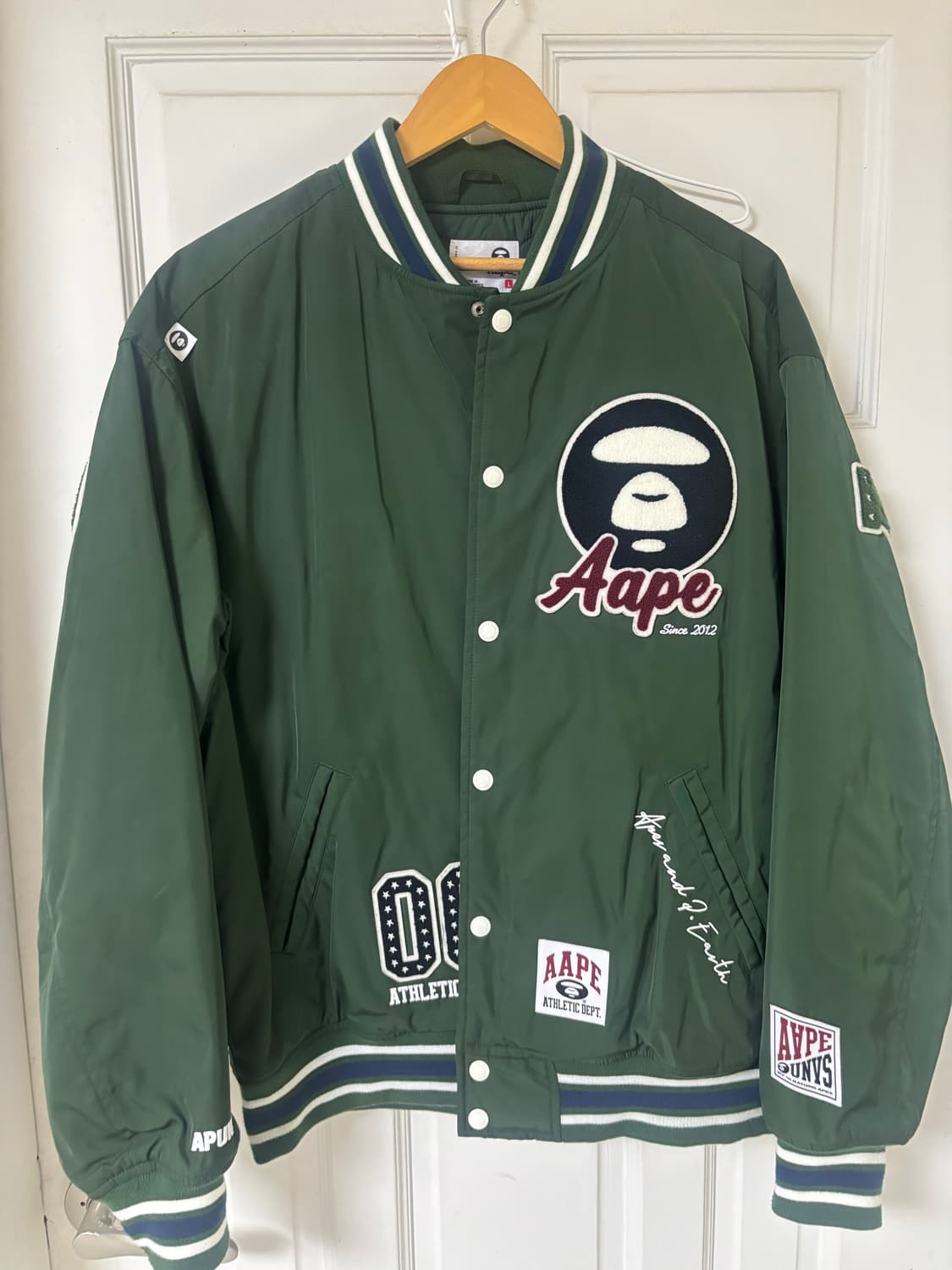 Aape 에이프 바시티자켓 상품이미지1