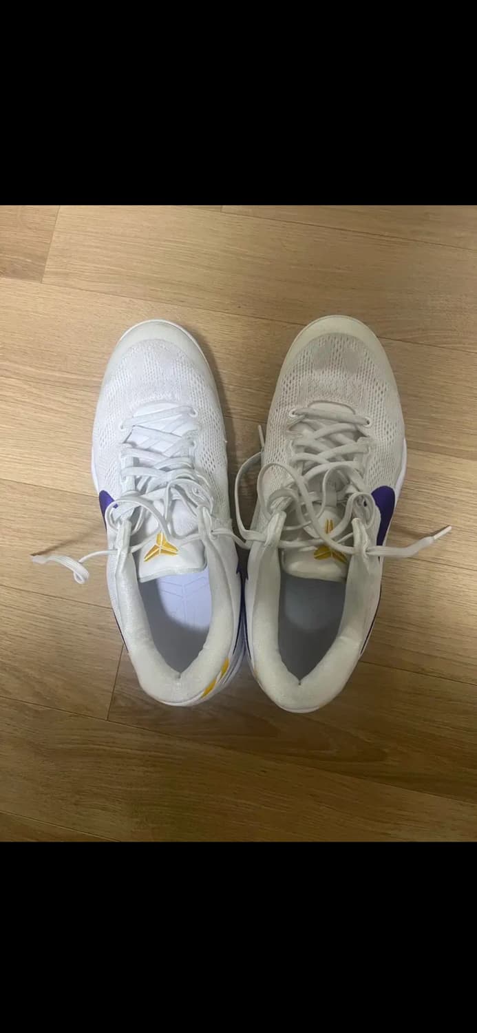 코비8 프로트로 화이트 앤 코트 퍼플 상품이미지4