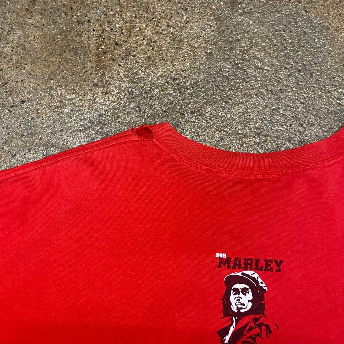 미국 빈티지 밥말리 로고 프린팅 반팔티셔츠 락티셔츠 상품이미지9