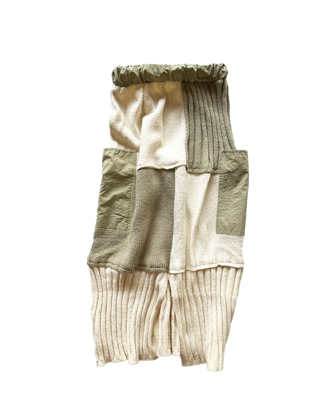 KASTANE patchwork knit mix skirt 상품이미지6