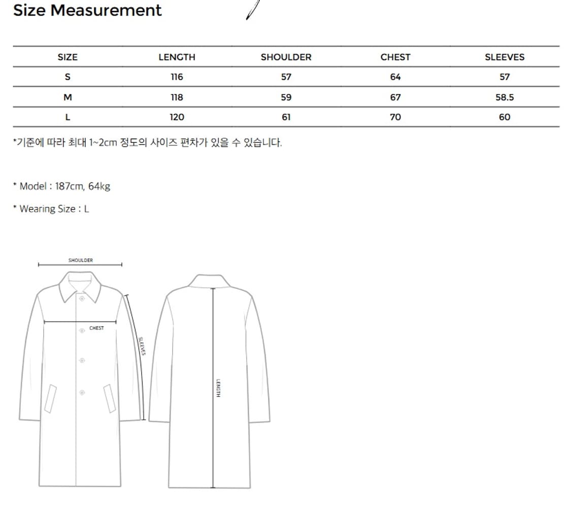 [M] 유스 더플코트 차콜그레이 상품이미지5
