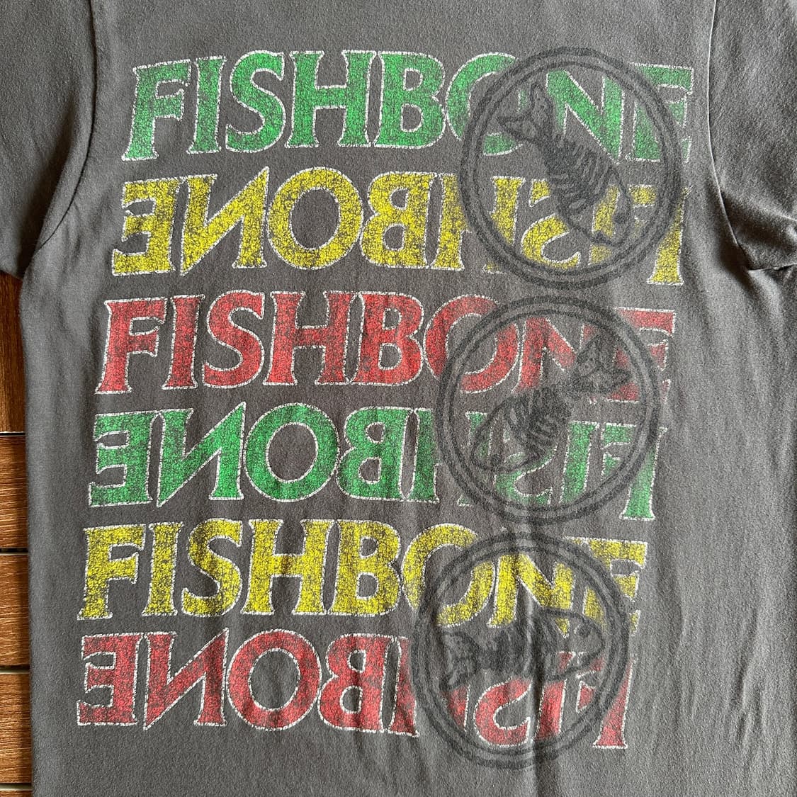 Hanes nano ‘Fishbone’ band 1/2 tee 상품이미지4