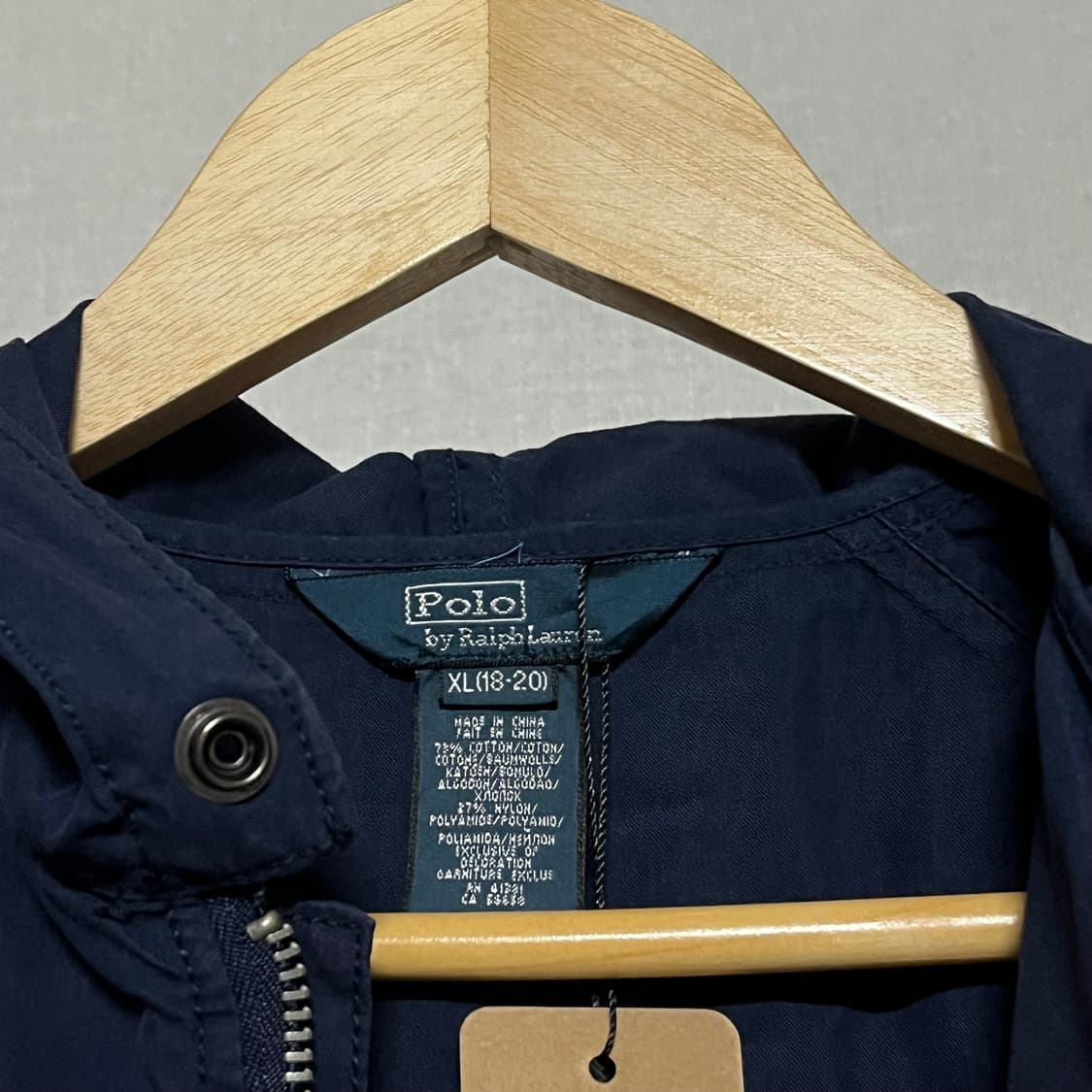 폴로 랄프로렌 빅포니 네이비 후드 자켓 상품이미지3