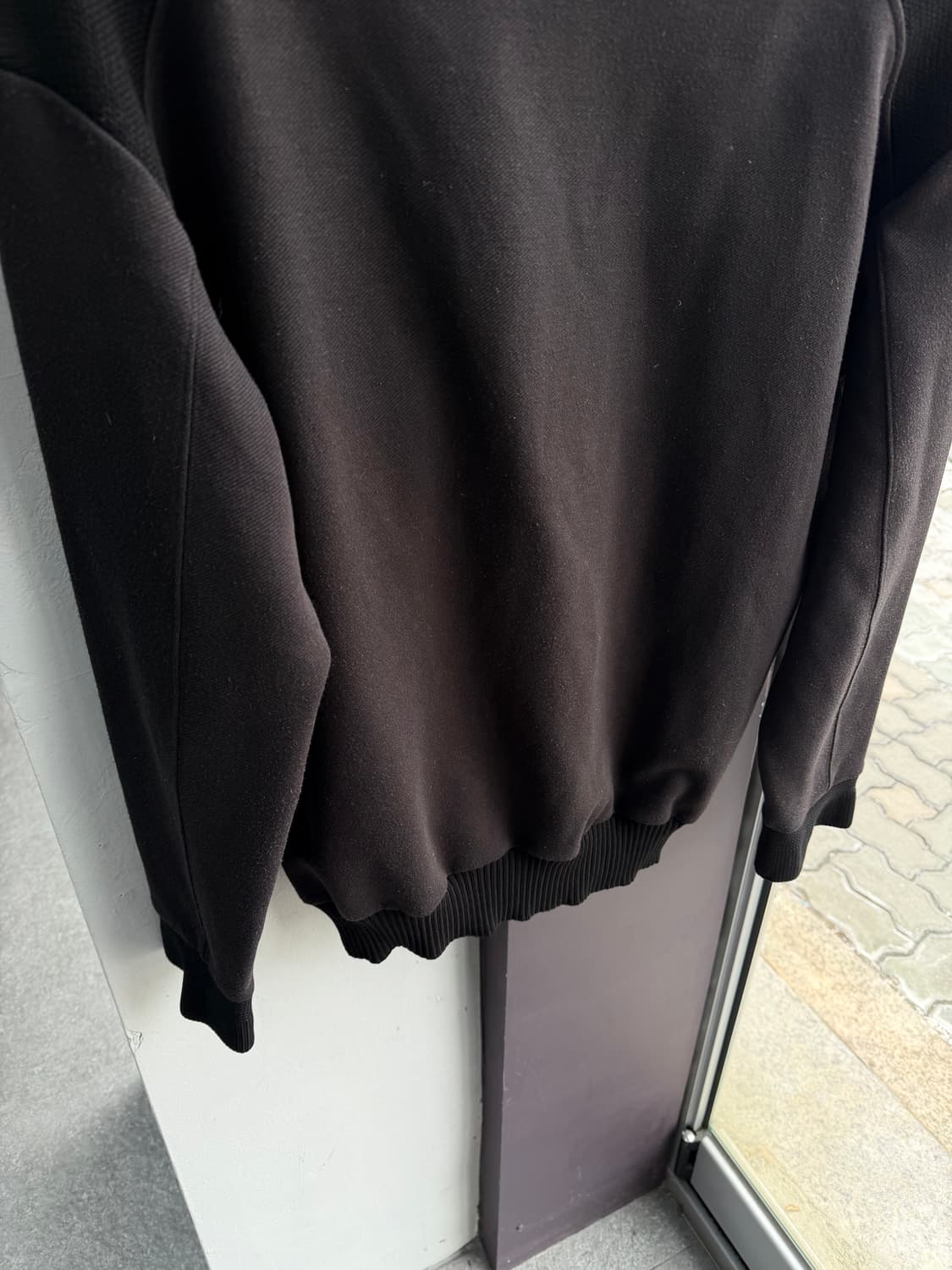 100~105/ 시스템옴므 22FW 하이브리드 니트 맨투맨 상품이미지7