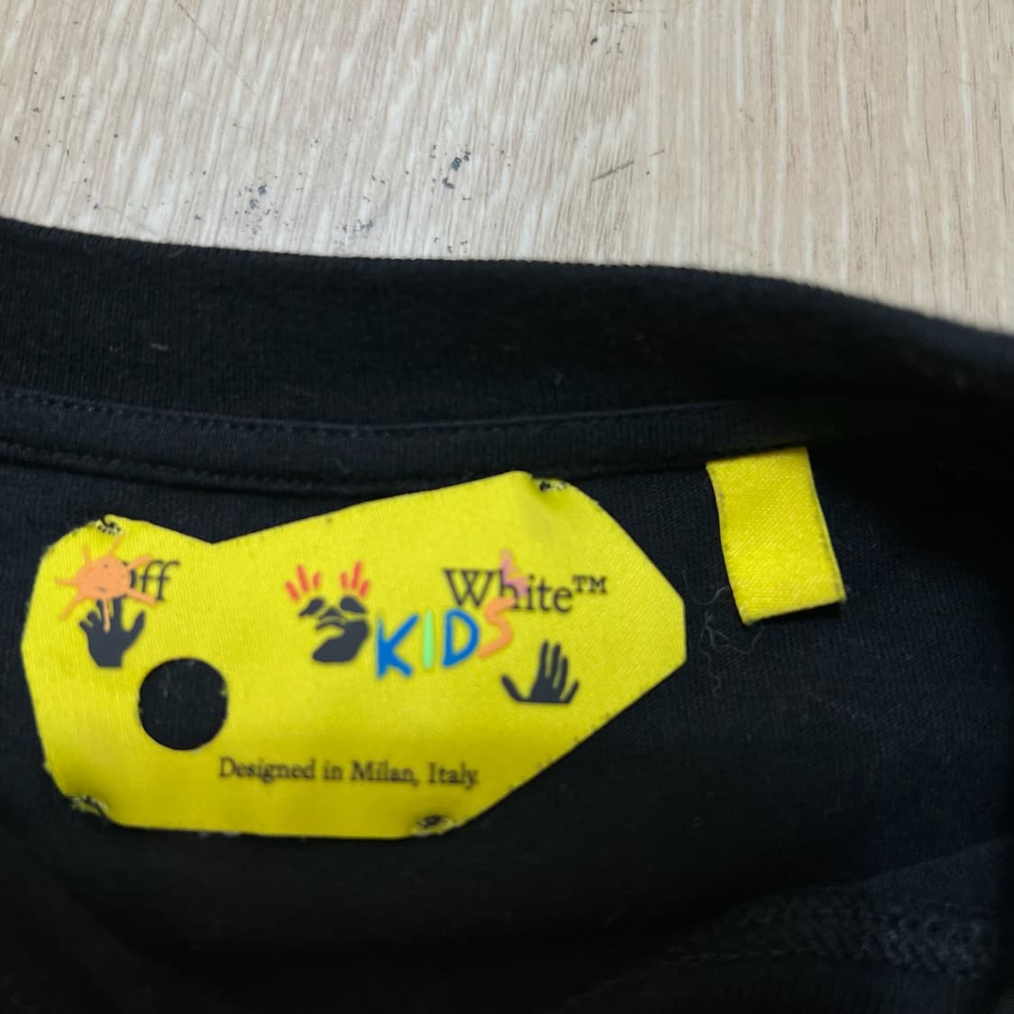 오프화이트 키즈 로고 라운드 반팔티 10사이즈  상품이미지5
