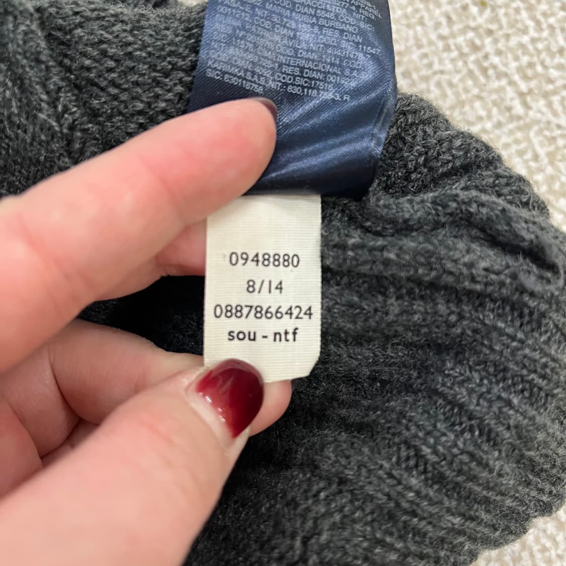 [L] 타미힐피거 케이블 니트 집업 가디건 0115M1 상품이미지3