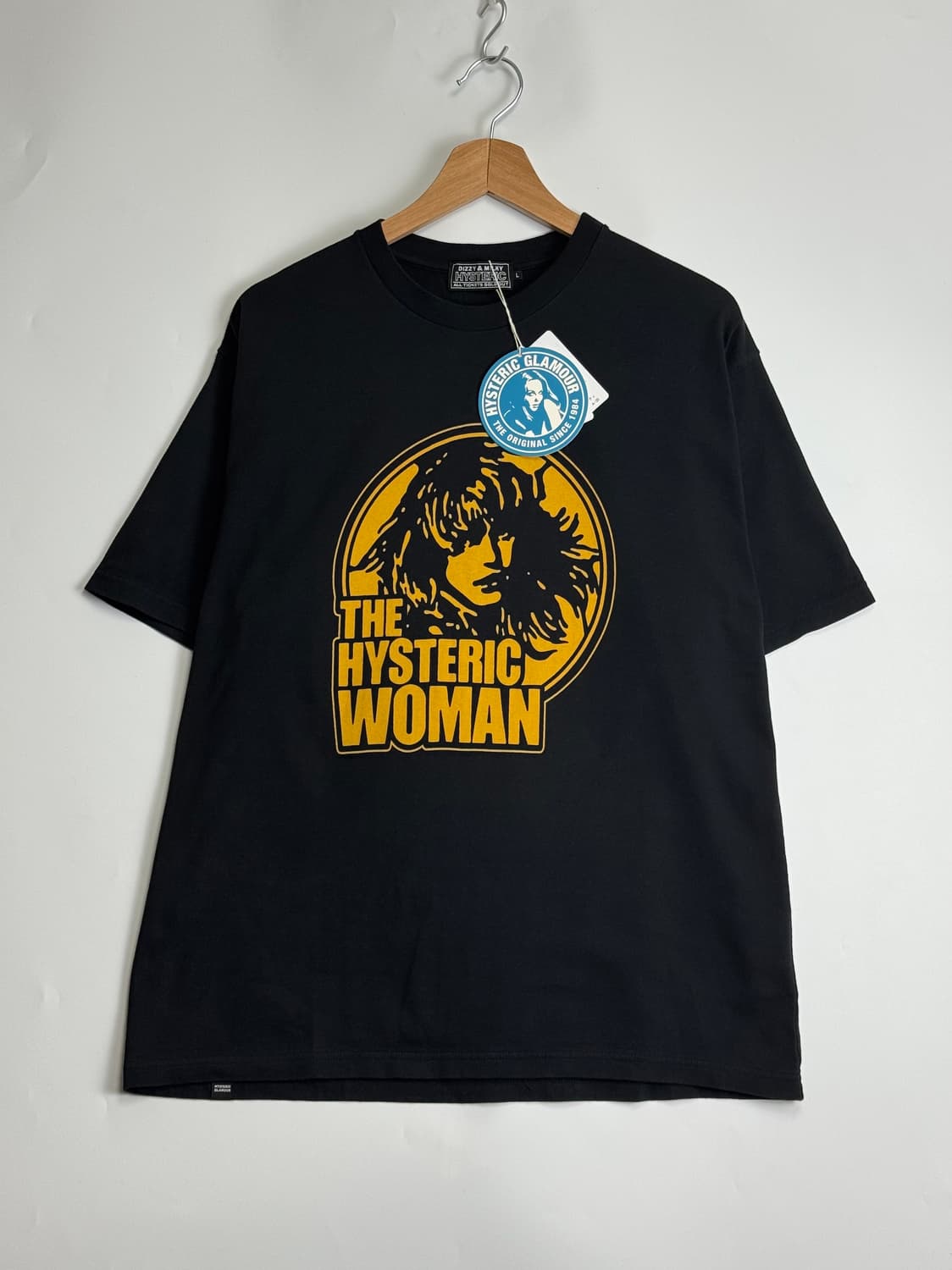 히스테릭 글래머 히스테릭 우먼 반팔 티셔츠 블랙 새상품 L 상품이미지1