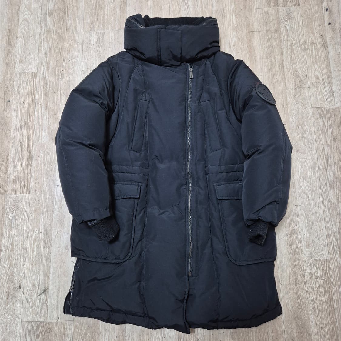 스튜디오 보니 여성 프리미엄 하이넥 덕다운 롱패딩 점퍼 상품이미지1