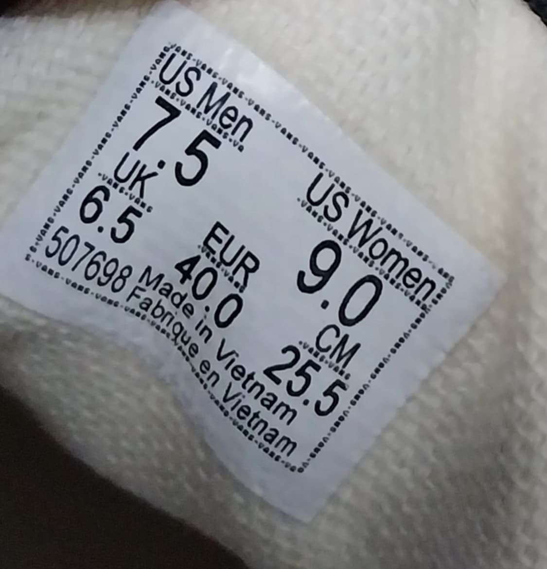 반스 어센틱 체커보드 255mm 상품이미지8