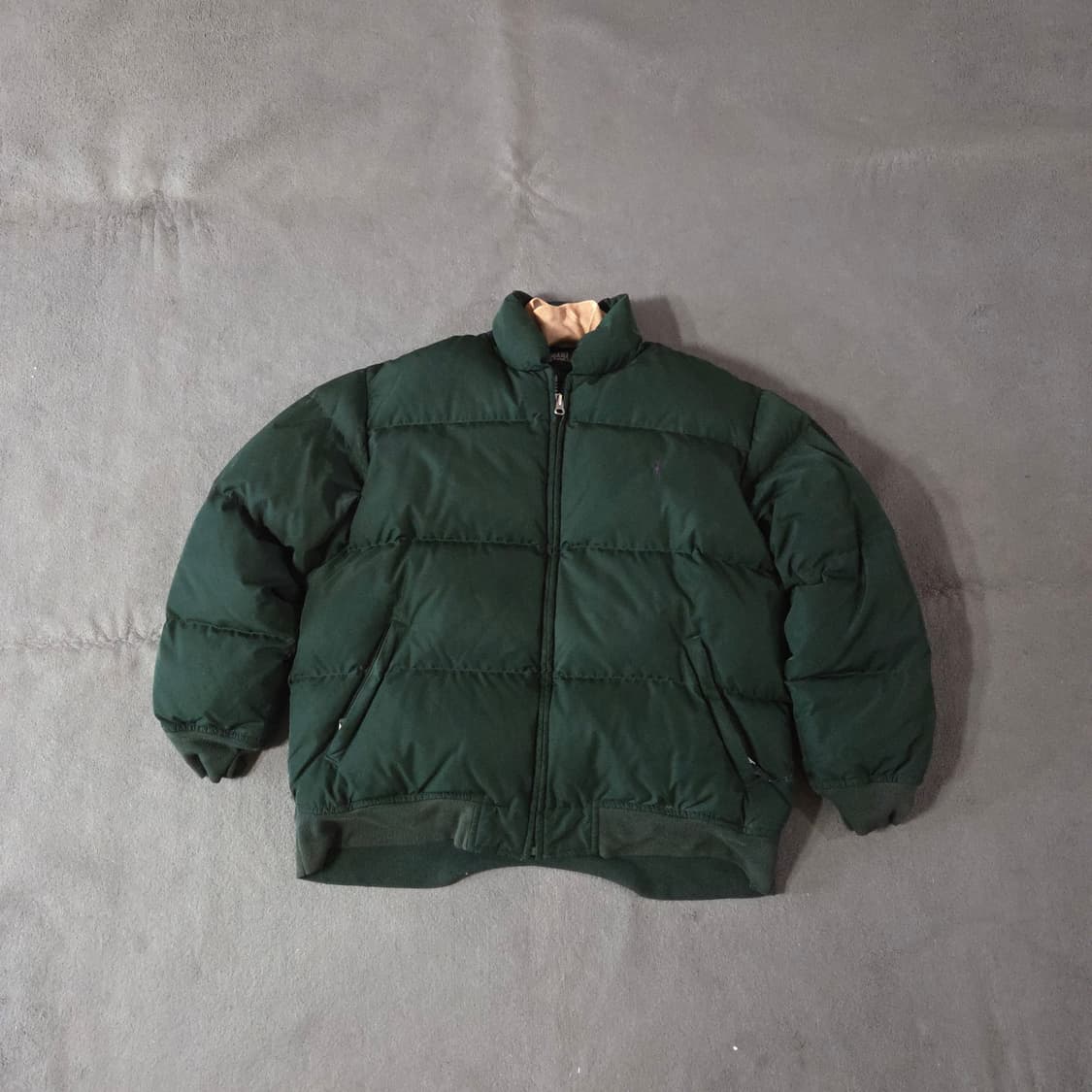 90s 폴로 푸퍼 패딩 M 95 다크그린 상품이미지1