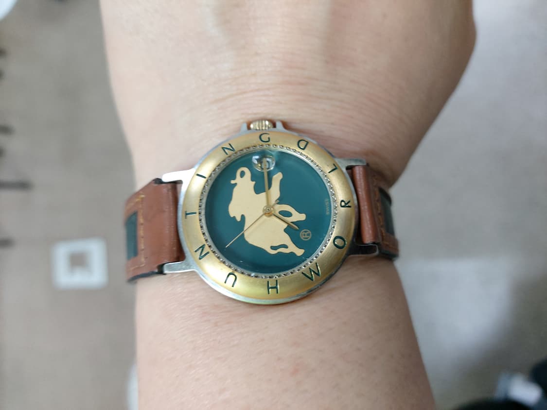 월드 헌팅턴 남성 가죽시계 상품이미지4