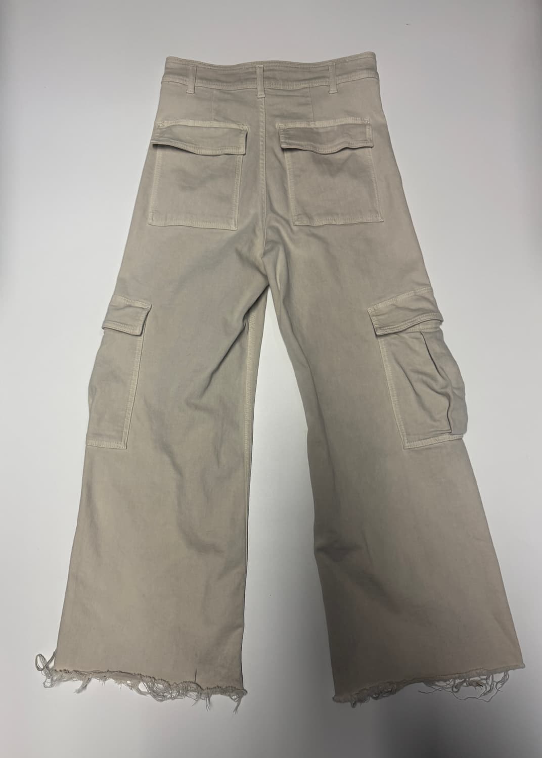 자라 ZARA 와이드핏 아이보리 카고팬츠 29.9인치 상품이미지2