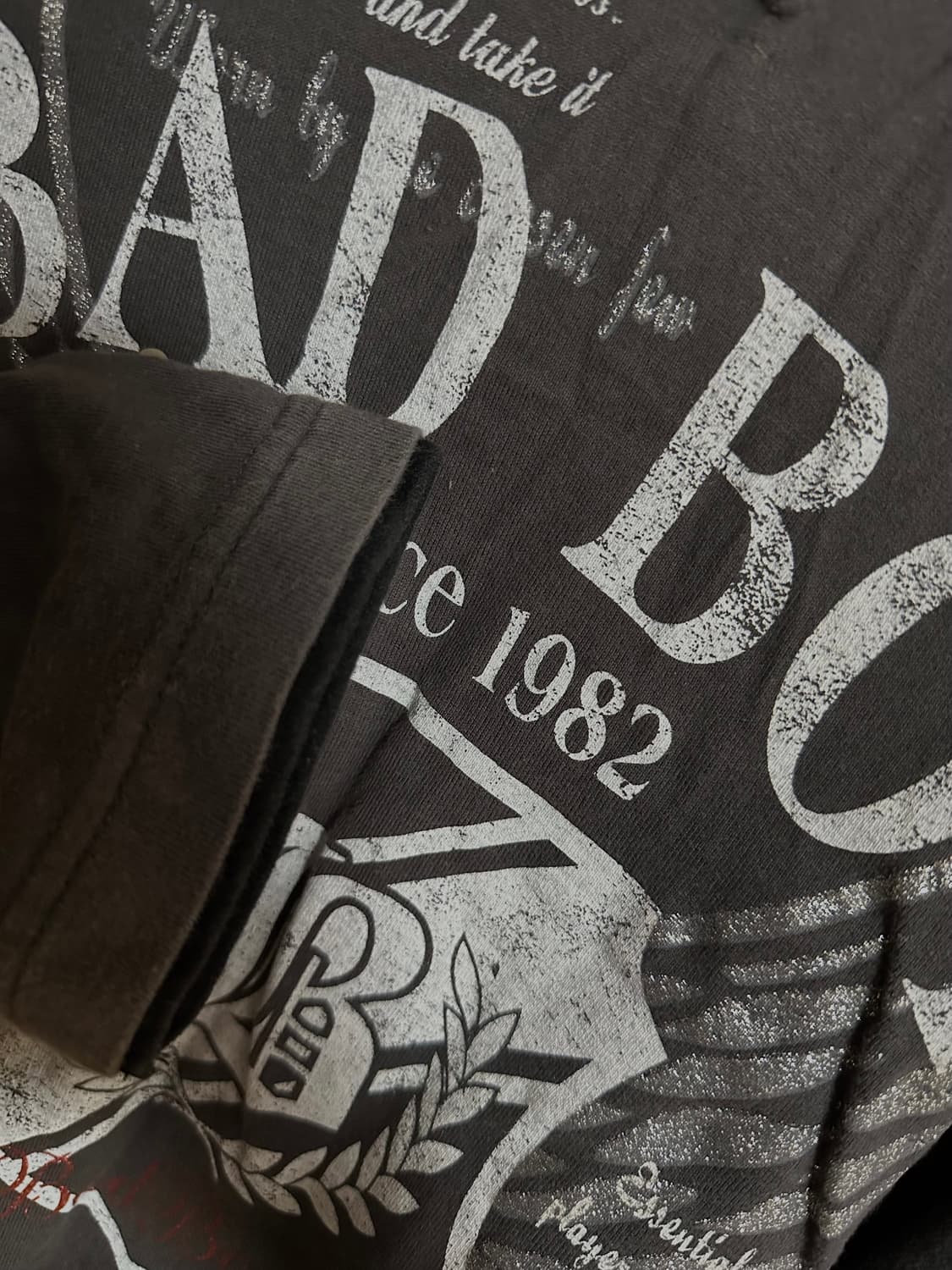 BADBOY 배드보이 y2k 펑크 자수프린팅 롱슬리브 5L 상품이미지4