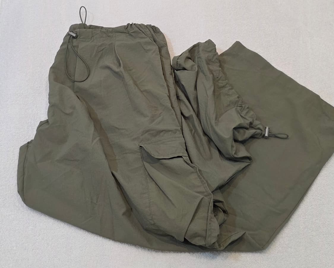 와이드 카고 바지 <조임쇠끈> 상품이미지1