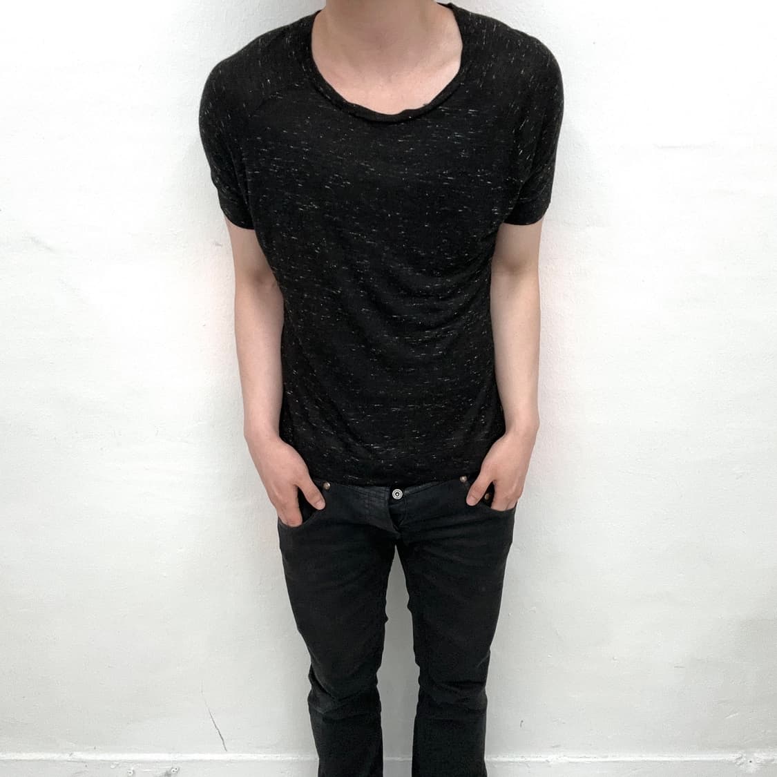 5 previews dust black short sleeve  상품이미지2