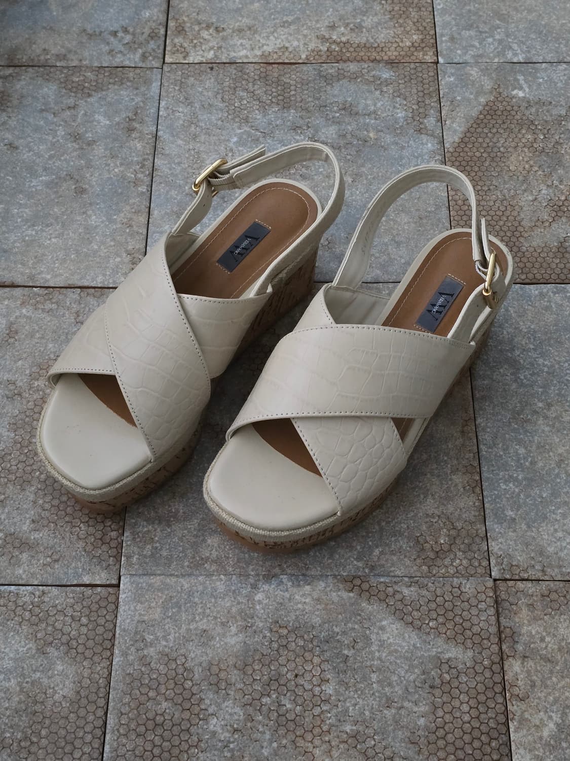 (230)베라왕 플랫폼 웨지 샌들 상품이미지1